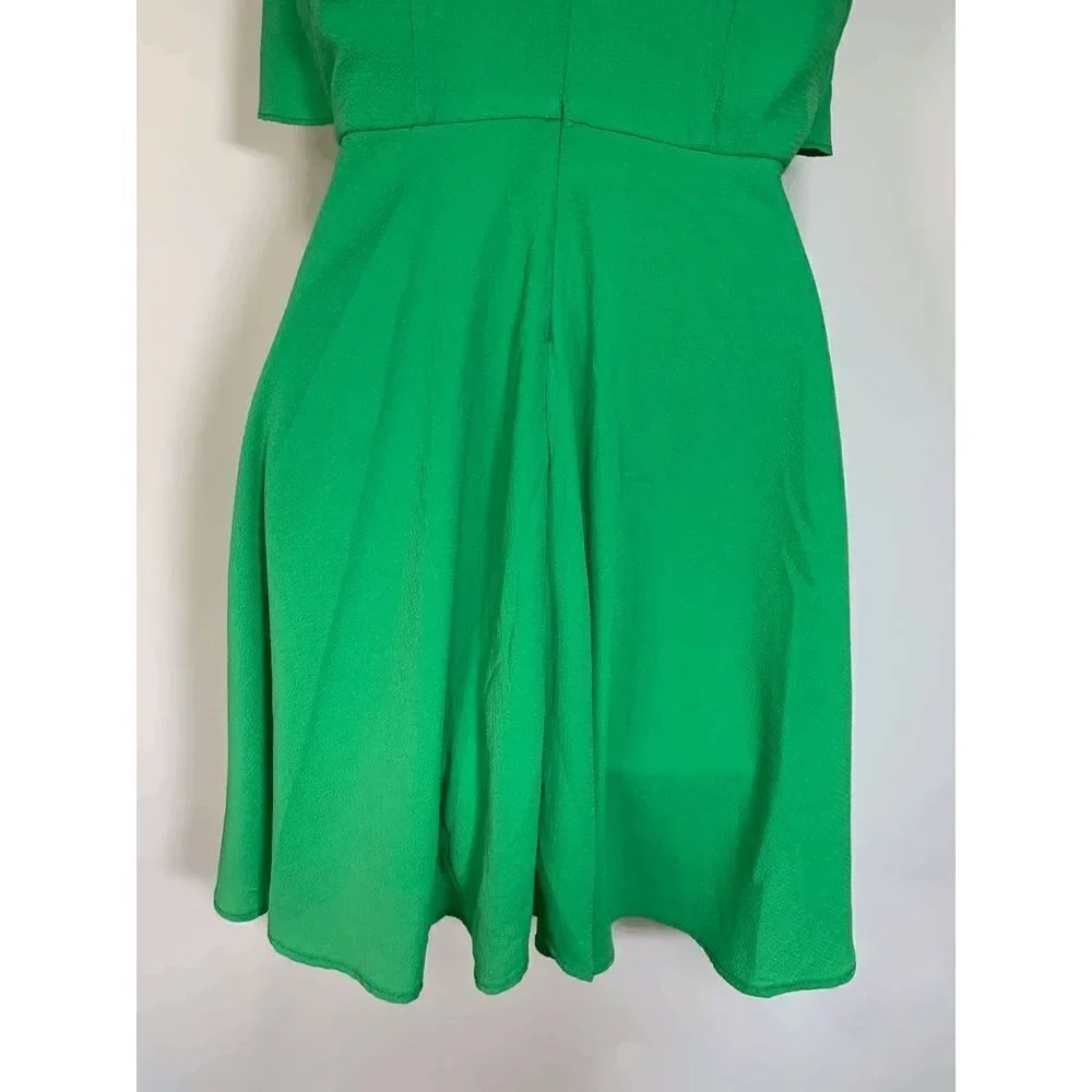 She + Sky Kelly Green Halter Mini Dress - Picture 9 of 9